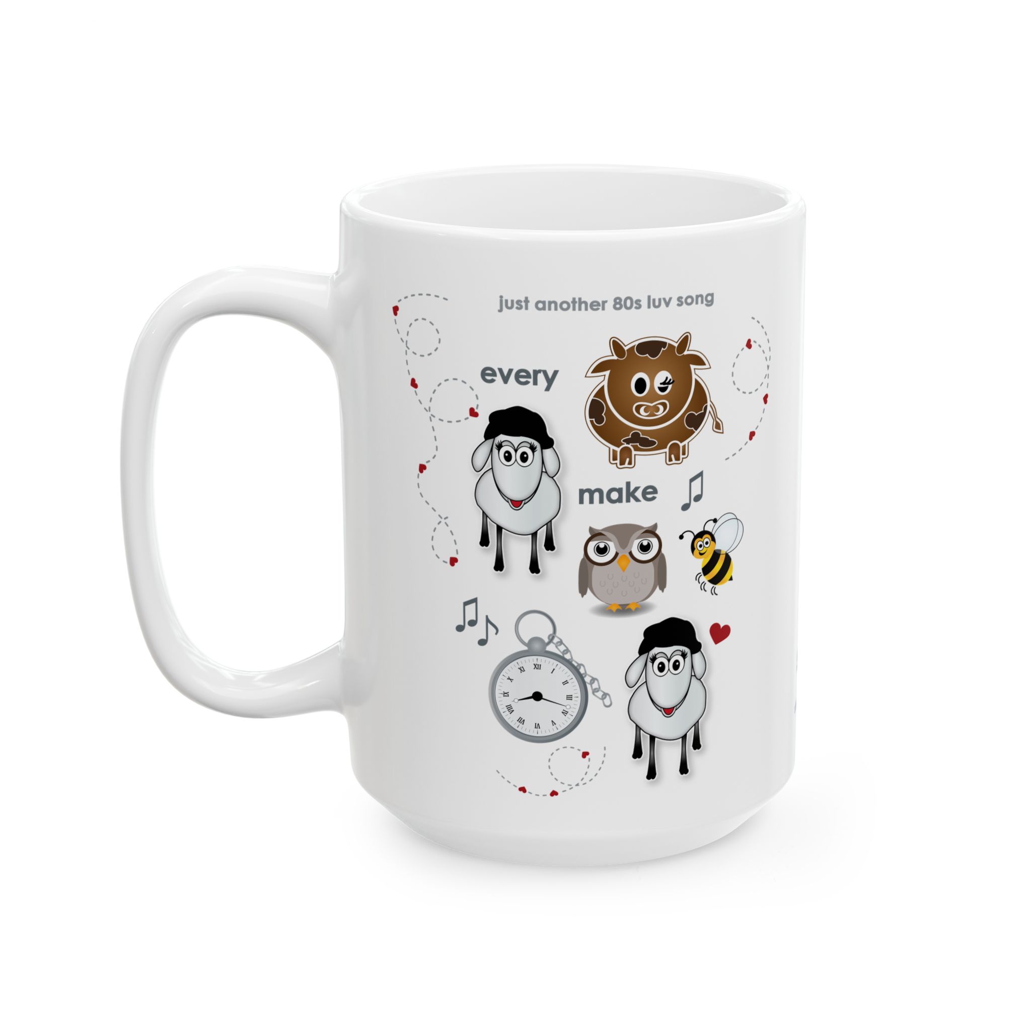 Every Moo Ewe Make Mug (11oz, 15oz) 11 Every Moo Ewe Make Mug 15oz left view