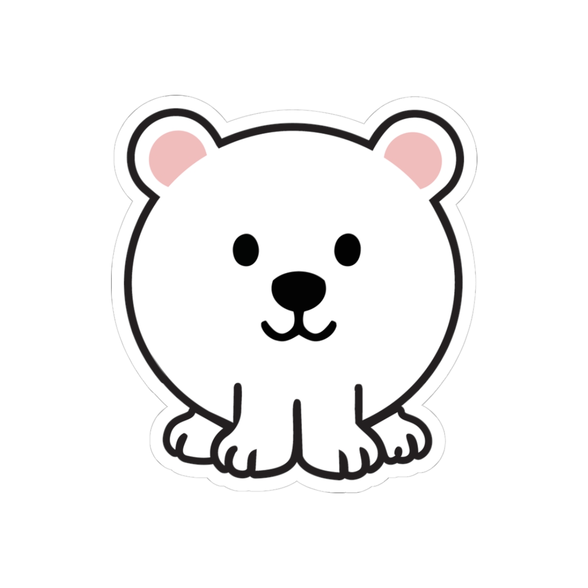 Polar Bear Sticker 1 Polar Bear Sticker