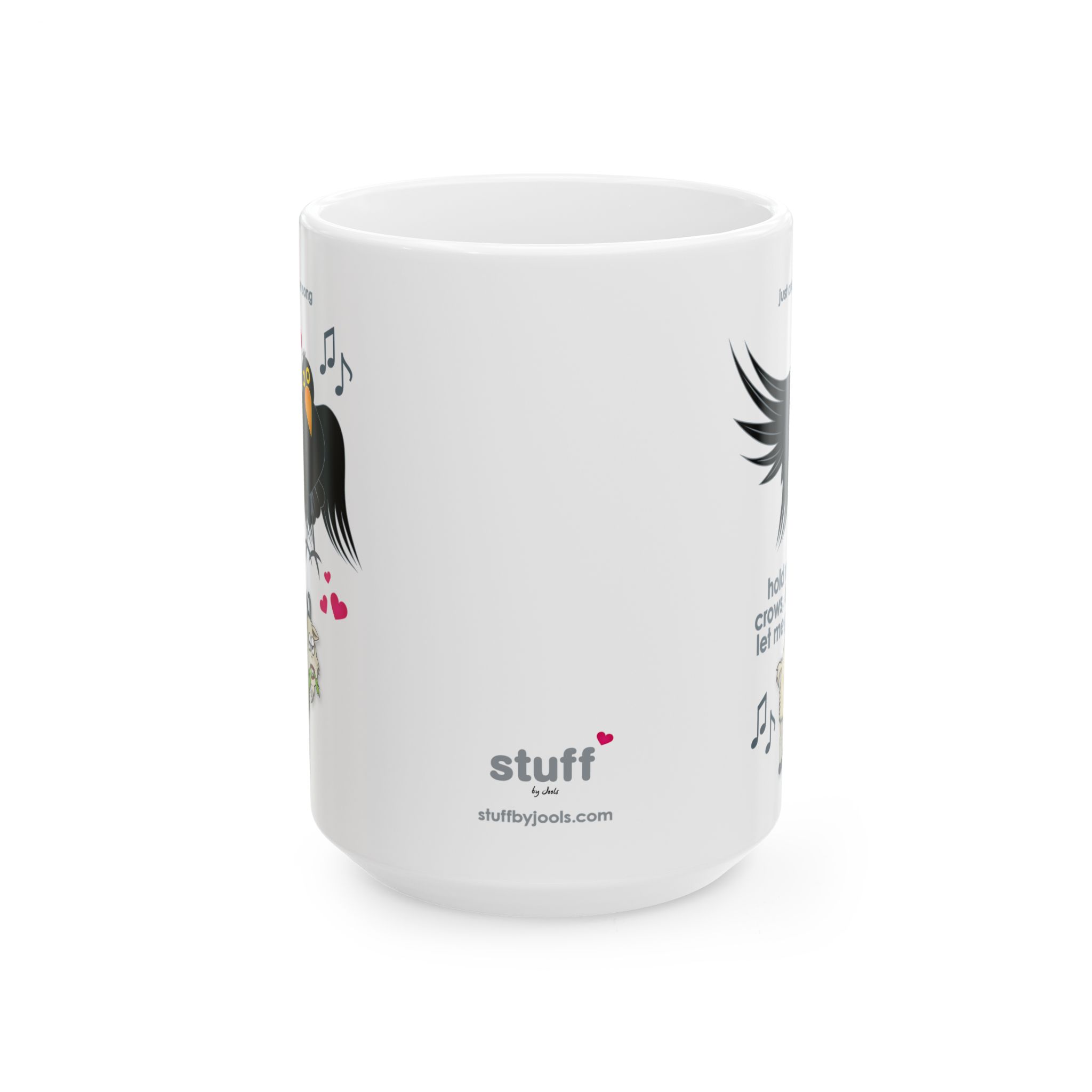 Hold Me Crows Mug (11oz, 15oz) 13 Hold Me Crows 15oz Mug front view