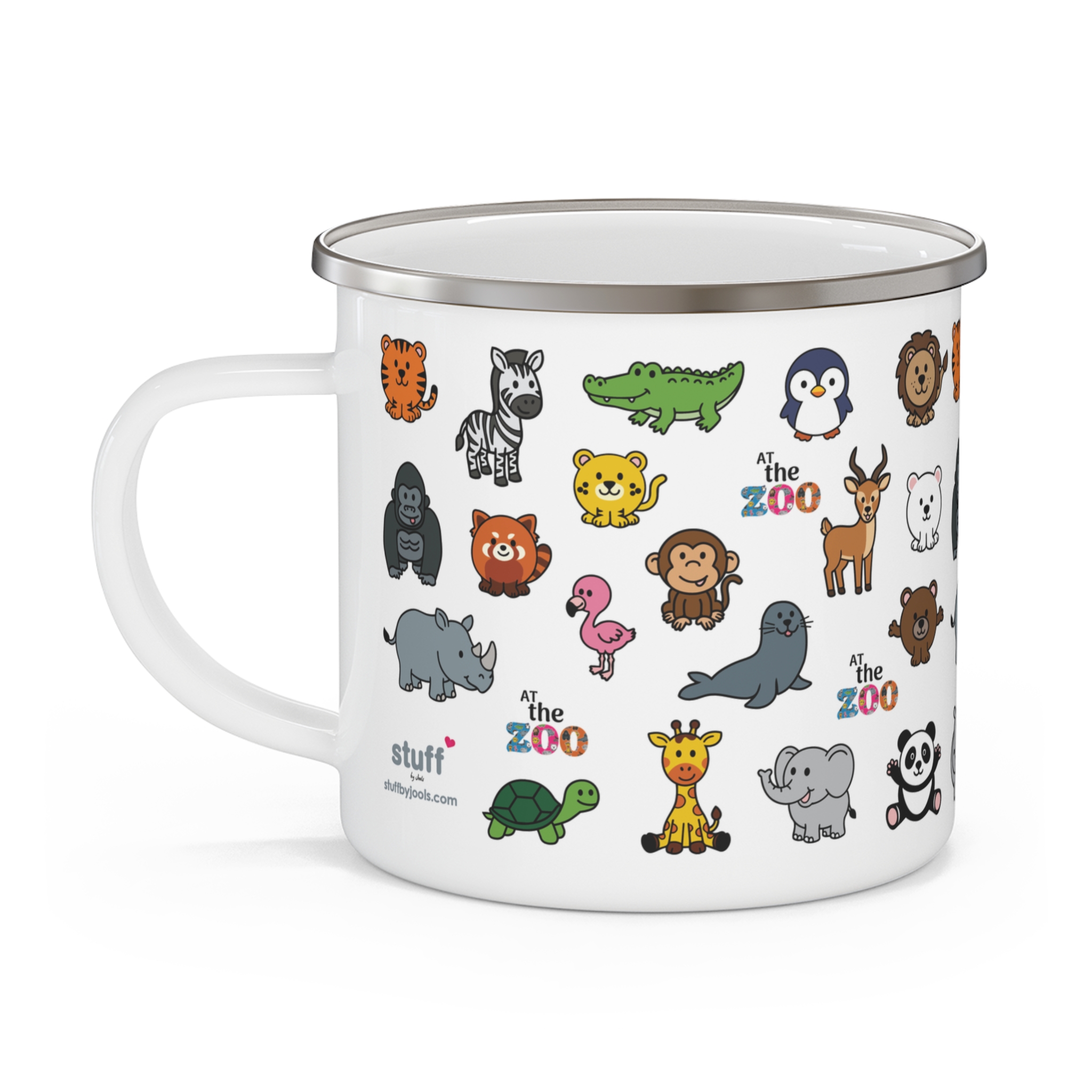 At the Zoo Enamel Camping Mug 2 At the Zoo Enamel Camping Mug - Image 2