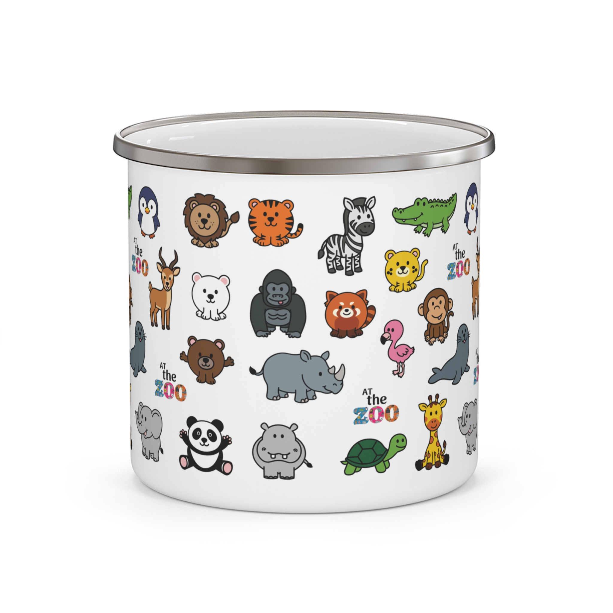 At the Zoo Enamel Camping Mug 4 At the Zoo Enamel Camping Mug - Image 4