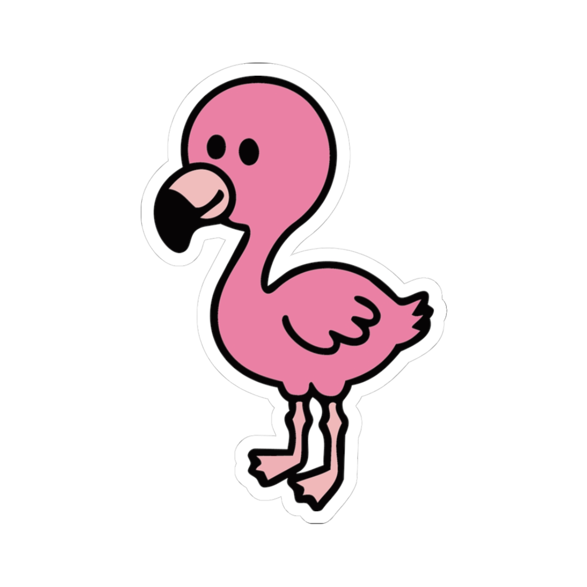 Flamingo Sticker 1 Flamingo Sticker