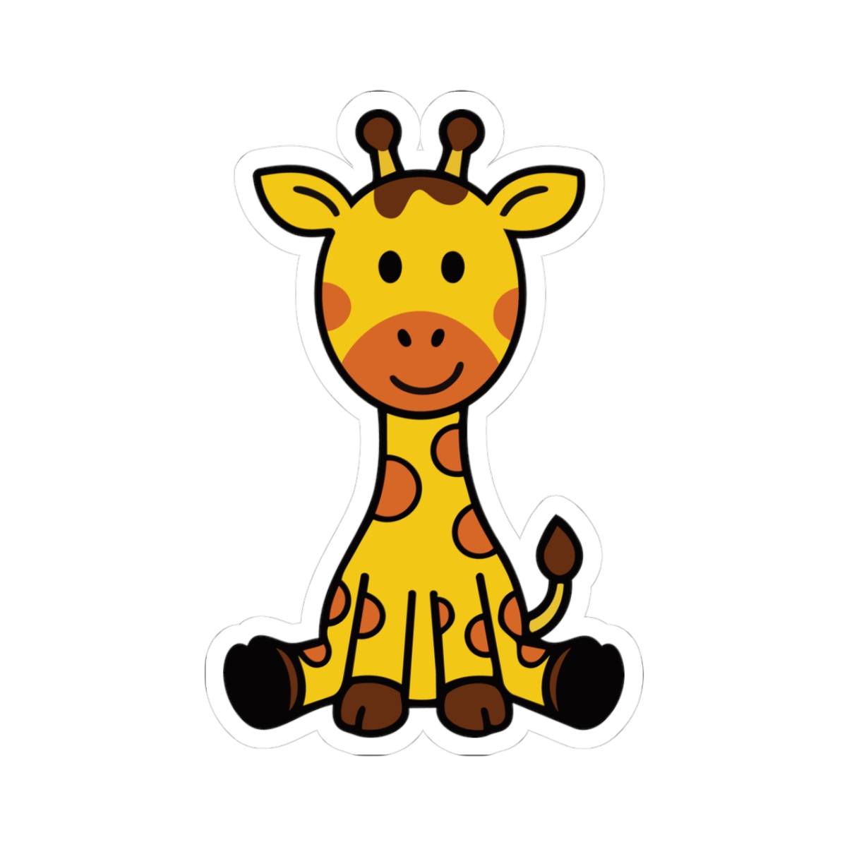 Giraffe Sticker 1 Giraffe Sticker