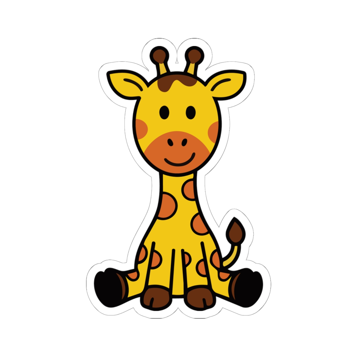 Giraffe Sticker 7 Giraffe Sticker - Image 7