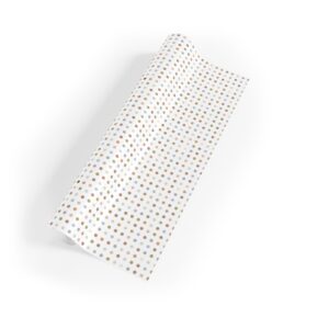 Metal Dots Satin Gift Wrap