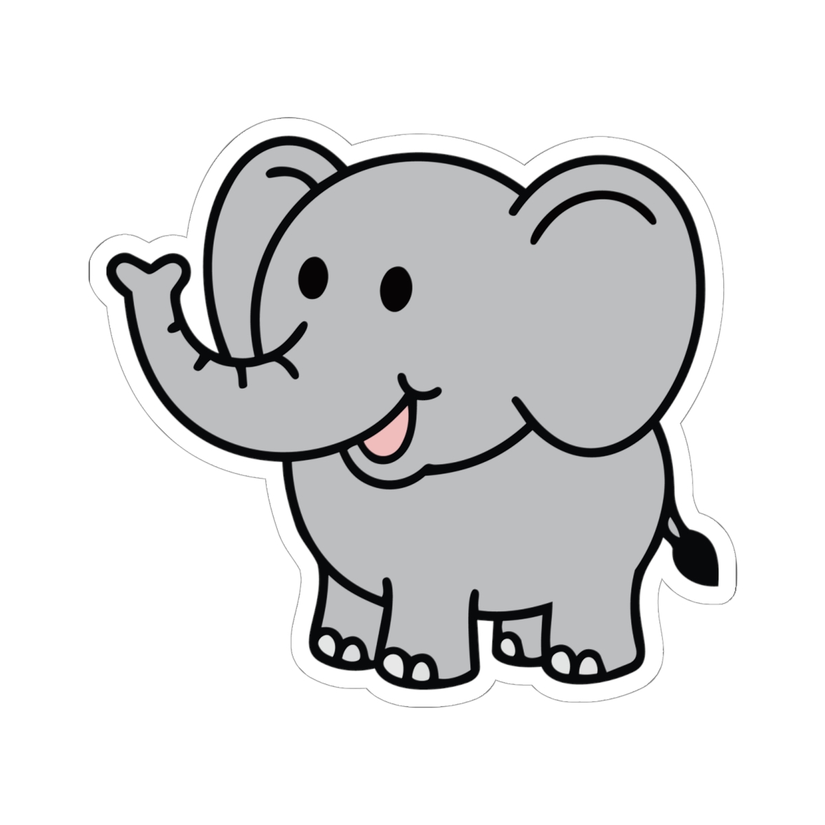 Elephant Sticker 7 Elephant Sticker - Image 7