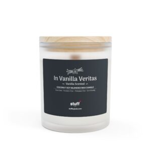 Scented Frosted Glass Candle, 11oz