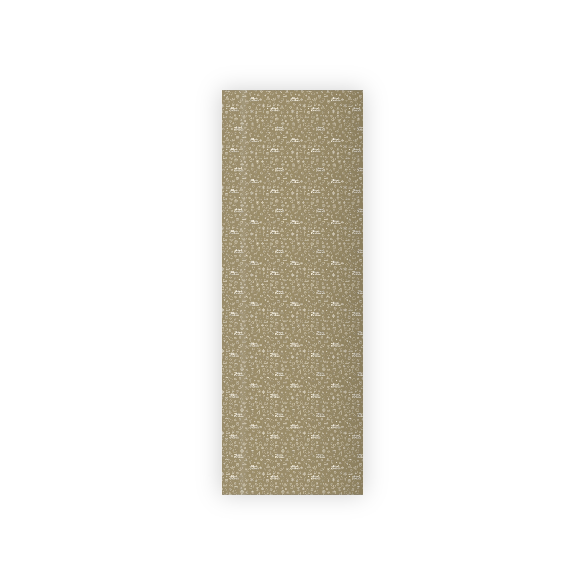 White on Gold Satin Merry Christmas Gift Wrap Rolls 7 White on Gold Satin Merry Christmas Gift Wrap Rolls - Image 7