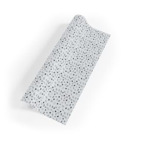 Silver Love Satin Gift Wrap